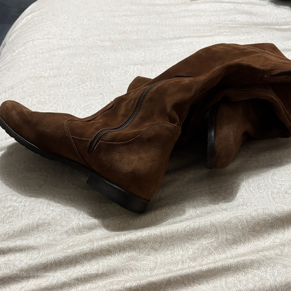 Brown Suede Women’s Boots